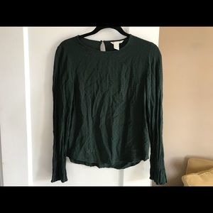 Green H&M blouse